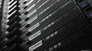 Servers stacked server room clock - the wall free wallpaper for desktop