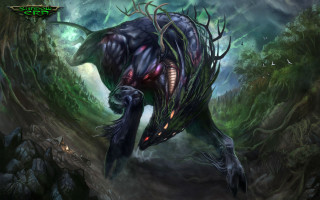 Large creature hairy body big - a large head free wallpaper