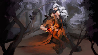 Cedric seaut couple woods sword - the wood together free wallpaper