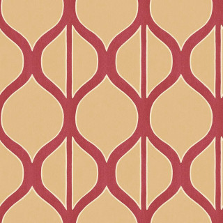 Red beige wallpaper geometric design - op art free wallpaper for tablet