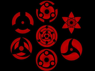 Red symbols black background red - a red circle free wallpaper