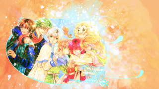 Anime characters circle paint splash - a circle free wallpaper for desktop