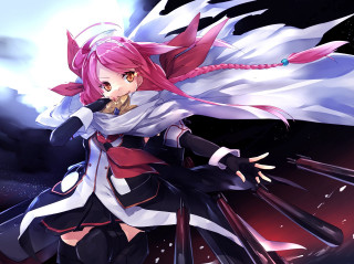 Girl pink hair white dress - a white dress free wallpaper for desktop