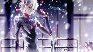 Whitehair blackoutfit redbow tiesword anime - his neck free wallpaper for desktop