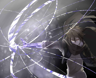 Anime character long hair sword 2 - arcane free wallpaper for desktop