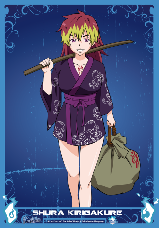 Woman purple robe stick luggage - fullbody free wallpaper for mobile