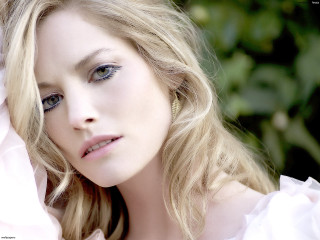 Blue eyed white dress closeup - constanceanne parker free wallpaper