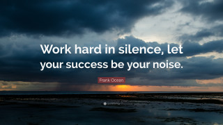 Inspirational work hard silence success - benjamin franklin free wallpaper for desktop