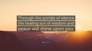 Quote through the portals of - radiant light free wallpaper for desktop