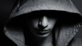 Hooded person cellphone portrait precisionism - a hood free wallpaper for desktop