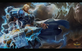 Man armor sword shield lightning - a man in armor holding free wallpaper