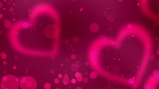 Pink background hearts bubbles middle 2 - anne dunn free wallpaper