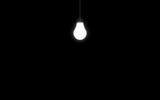 Light bulb hanging ceiling dark 2 - free light wallpaper