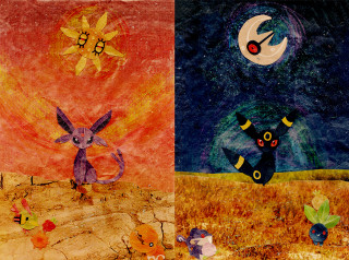 Rabbit cat field fullmoon bird - firefly free wallpaper