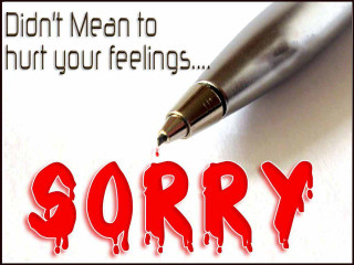 Pen writing sorry red ink - sorry free wallpaper
