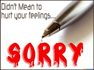 Pen writing sorry paper red 2 - sorry free wallpaper