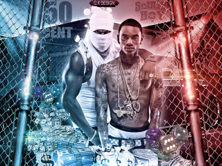 Man standing fence chain link - graphic design free wallpaper for desktop