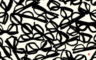Black white background red dot - brice marden free wallpaper