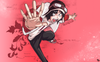 Manga boy goggles hat outstretched - a manga drawing free wallpaper