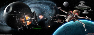 Star wars spaceship space station 2 - scene free wallpaper for desktop