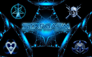 Blue black stargasm logo center - the center free wallpaper for desktop