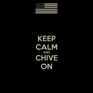 Keep calm chive on black - side and the words free wallpaper for tablet