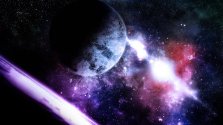 Space scene distant object foreground 11 - space free wallpaper for desktop