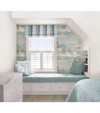 Bedroom window seat bed blue - a window free wallpaper for tablet