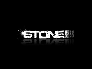 Black white stone logo reflection 2 - chase stone free wallpaper