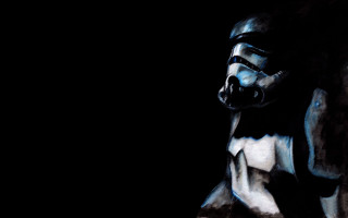 Storm trooper black background white - a black background free wallpaper for desktop