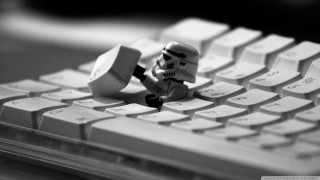 Lego stormtrooper head keyboard star 2 - a star wars character free wallpaper