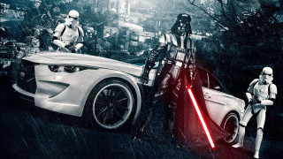 Star wars car costume lightsaber - matte drawing free wallpaper