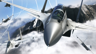 Fighter jet flying sky background 6 - carl eugen keel free wallpaper