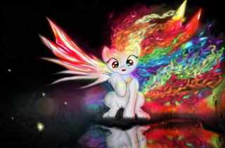 Rainbow colored pony rock rainbow - a rainbow background free wallpaper