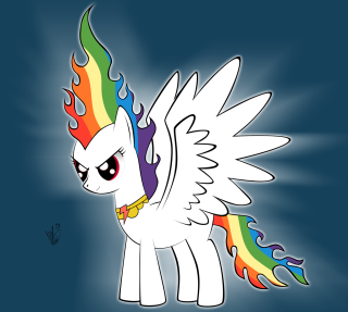 Rainbow pony with wings rainbow - anne stokes free wallpaper for tablet