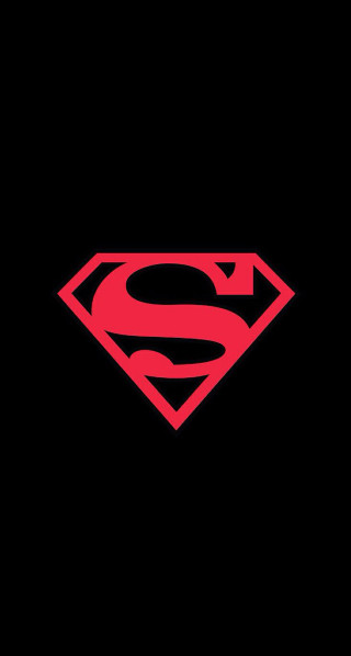 Superman logo black background red 3 - a superman logo free wallpaper