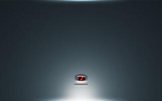 Computer red light black background - a white light free wallpaper