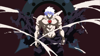 Man sword giant object wings - a red eye free wallpaper for desktop