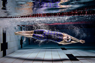 Man diving pool swimming suit - anna findlay free wallpaper