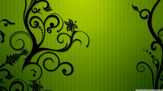 Green tree swirl gothic curly - art green free wallpaper for desktop