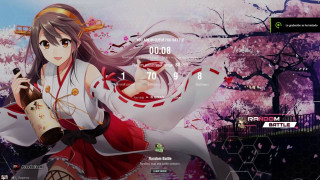 Woman red dress wine tree - anime girl free wallpaper for desktop