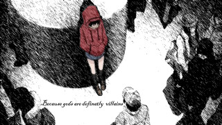 Red jacket crowd black white - gapmoe yandere grimdark free wallpaper for desktop