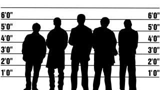 Men height chart figures silhouettes - figurativism free wallpaper