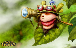 Cartoon character magnifying glass leafy - a magnifying glass free wallpaper