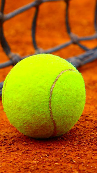 Tennis ball court net background - free sports wallpaper for mobile