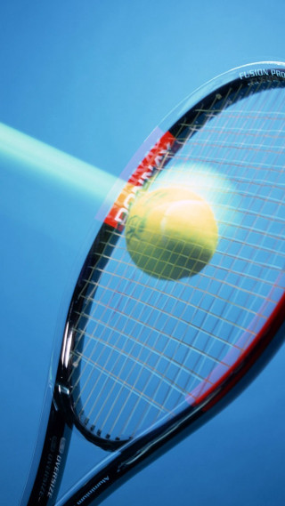 Tennis racket tennis ball back - free sports wallpaper for mobile