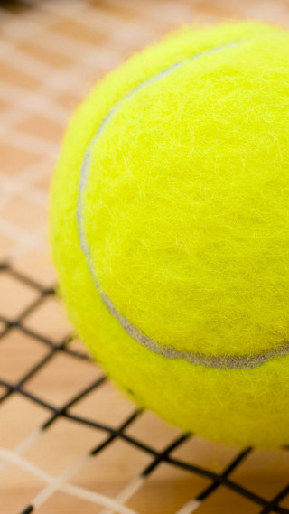 Tennis ball racket court net 2 - sharp free wallpaper for mobile