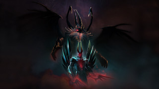 Demonic demon wings body background - a demonic demon free wallpaper