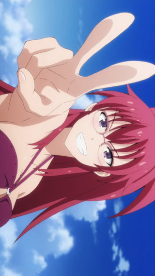 Woman red hair purple dress - concept art free wallpaper for mobile