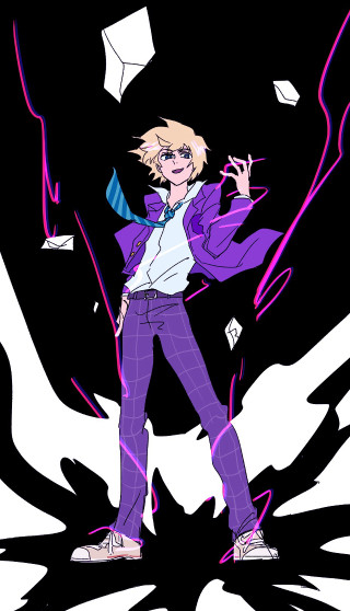 Man purple suit kite black - adam manyoki free wallpaper for mobile